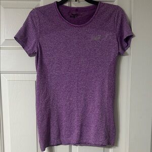 Nike Golf Dri-Fit Women's Heathered Purple Short Sleeve Tee